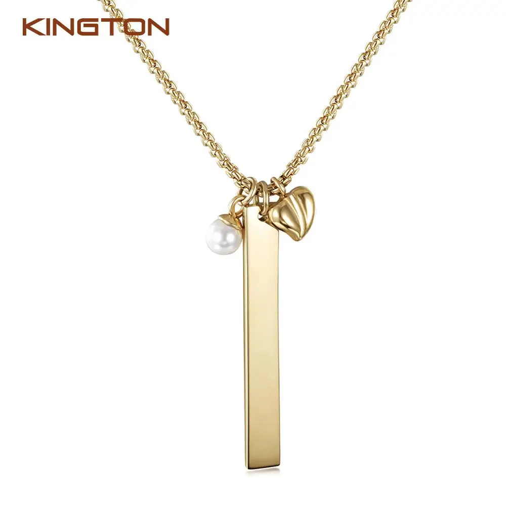 

Kington Initial Rose Pendant Necklace Custom Rose Flowers Stainless Steel Necklace Dropshipping Jewelry for Women