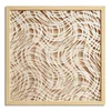 Interior Design Wooden Color Rice Paper Art Abstract Paper Shadow Box Wall Art for Hotel Project