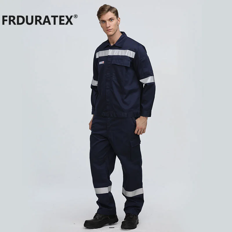 

FRDURATEX free shipping men 100% cotton workwear clothes coverall work suit, Navy blue, orange, royal blue, khaki...