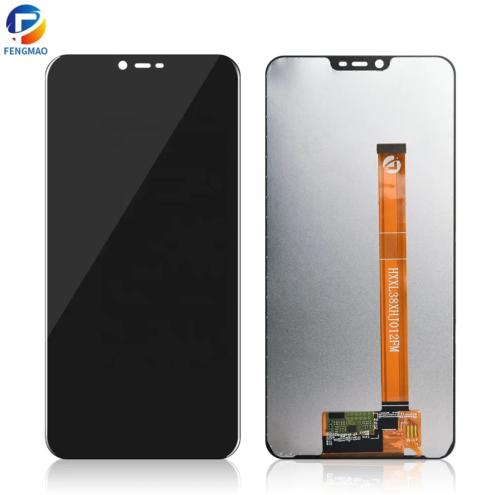 

For OPPO A5 AX5 LCD Display Assembly Incell LCD Screen Replacement Original Size LCD Compatible with A3S RMC1 RM2 A12e, Black