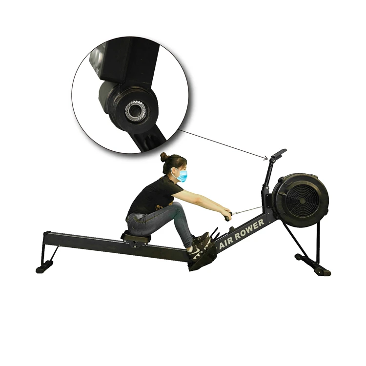 

Delivery from France warehouse New Arrivals air rowing machine concept rower rowing machine for gym home, Black