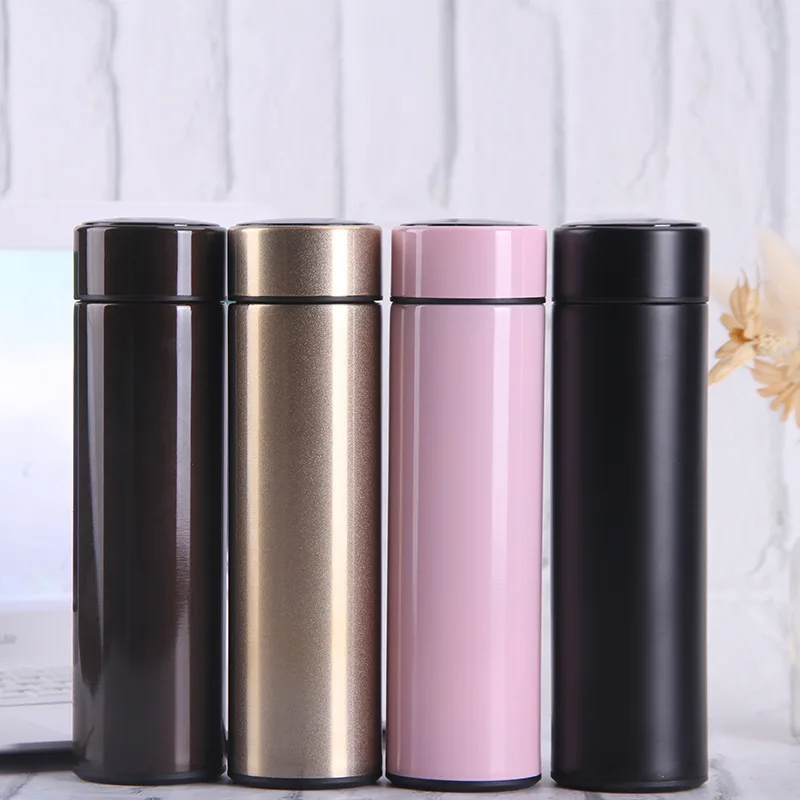 Amazon Hot Selling Smart LED Temperature Display Insulation Bottle Intelligent thermos Stainless Steel Intelligent Vacuum Flask