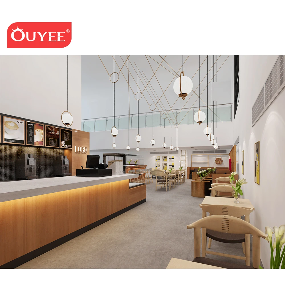 
Coffee Shop Counter Design Commercial Store Used Wholesale Counter Furniture Coffee Shop Decoration For Cafe 