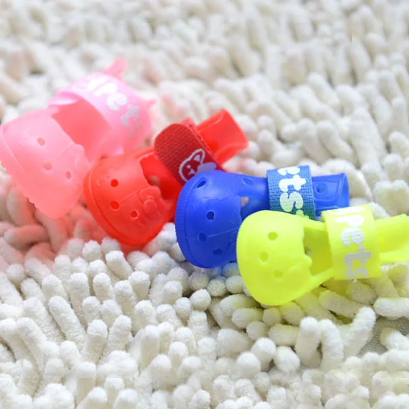 

High quality new custom non-slip waterproof summer pet dog rain shoes boots