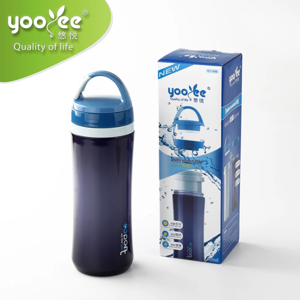 

500ML Plastic Material Fridge Water Bottle with Handle, Any color can be customized