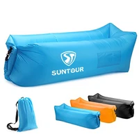 

Suntour Inflatable Couch Lounger Sofa Bed Air Bean Bag with Carry Bag for Outdoor Camping