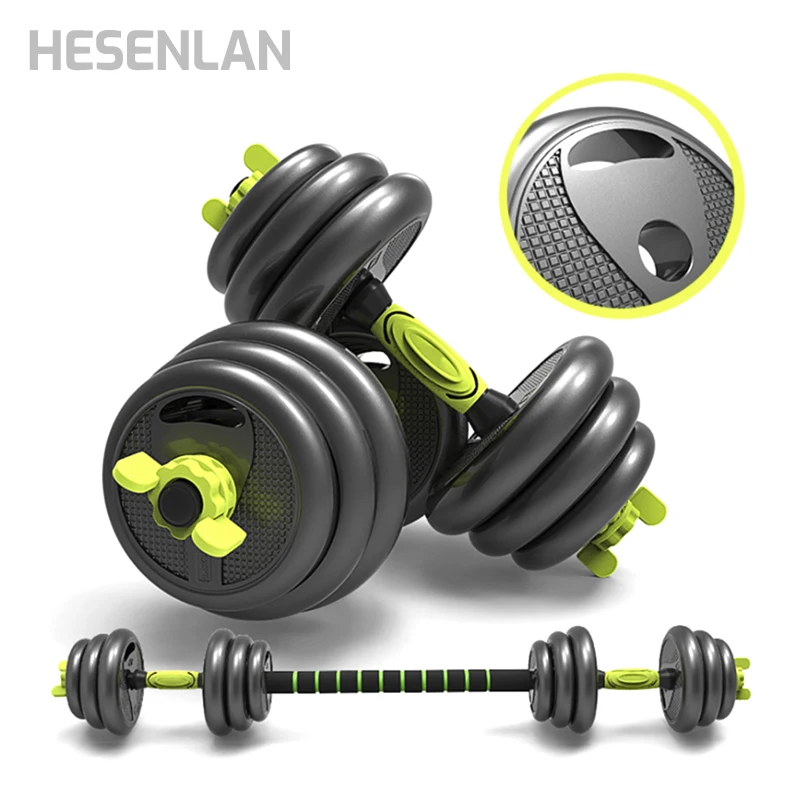 

DB-2325 Dumbbells, barbell and roller wheel combinable set / Bodybuilding fitness equipment