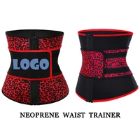 

New Neoprene Leopard Print Waist Trainer Corset Slimming Shapers Custom Waist Trimmer Belt