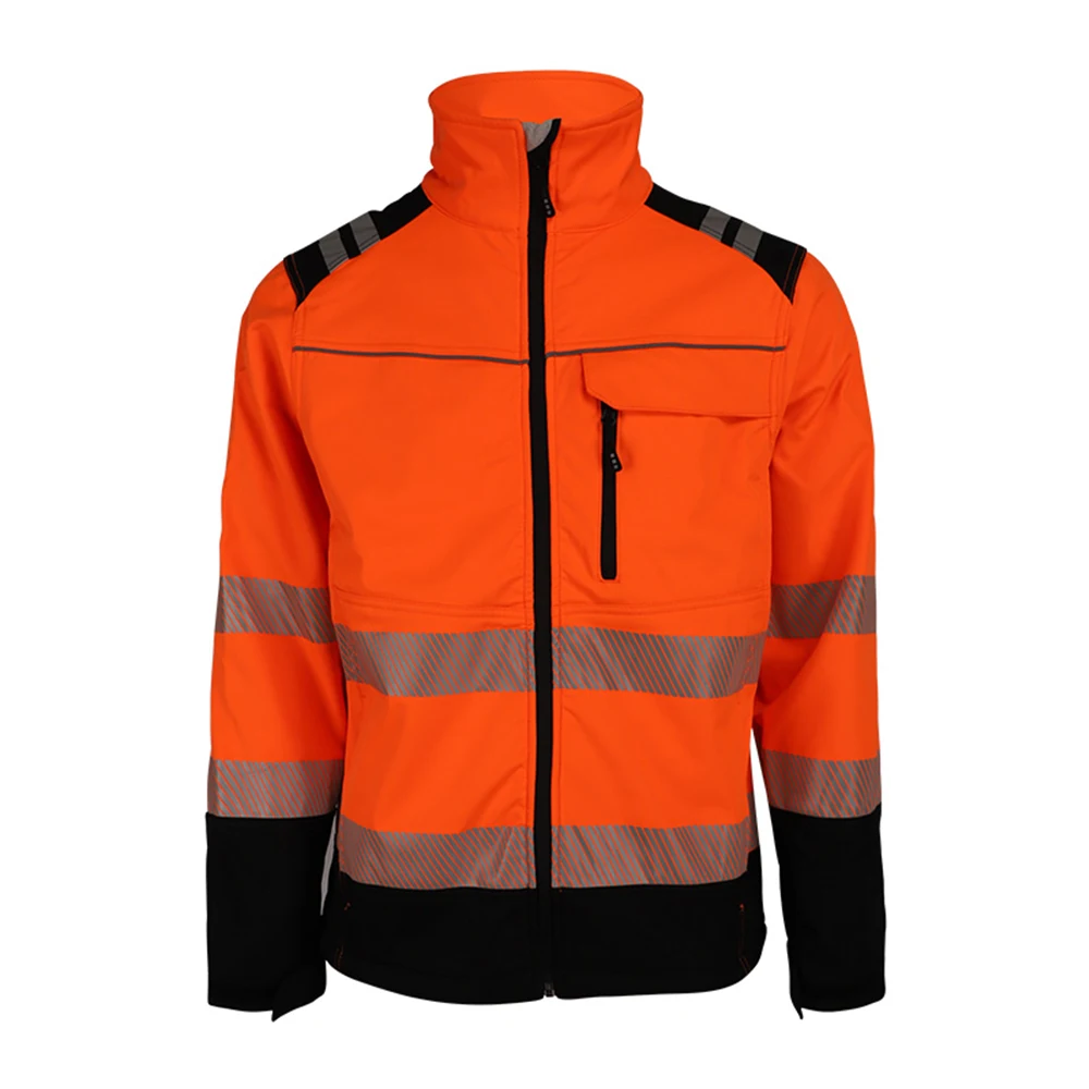 

Hivi Recycled Softshell Waterproof Working Clothing Safety Reflective Jacket Uniform Workwear