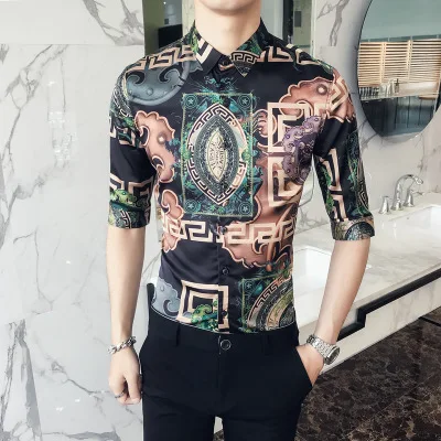 

new spring fashion slimming long sleeve casual shirt for men