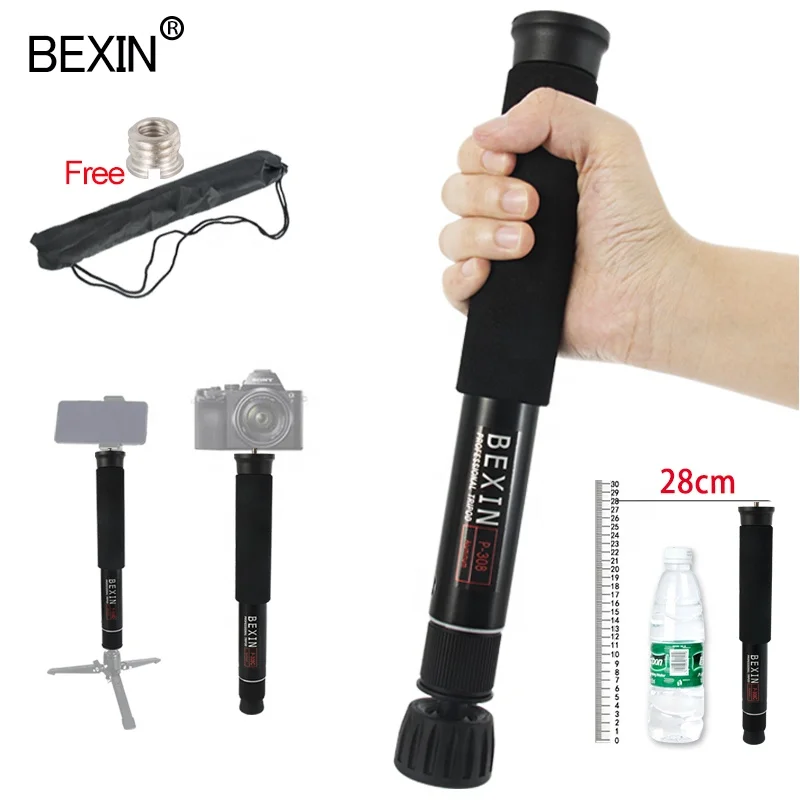 

BEXIN wholesale camera accessories oem telescoping camera poles compact pocket Single leg bracket mini monopod selfie stick