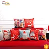 Custom printed linen pillow cover Christmas cushion covers