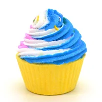 

Cupcakes Lushing Bath Fizzy with Coconut Oil and Shea Butter Makes Spa Relaxation Birthday Cup Cake Bath Bomb