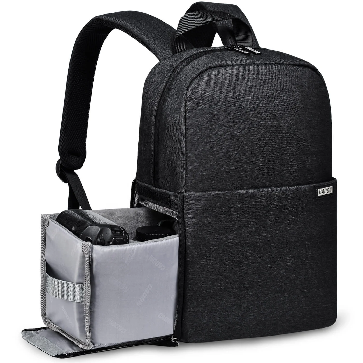 

Caden L4-1S Custom Waterproof Professional Photography Laptop Digital Gear Video Dslr Camera Backpack Bag for Canon Nikon Sony, Black, gray, blue