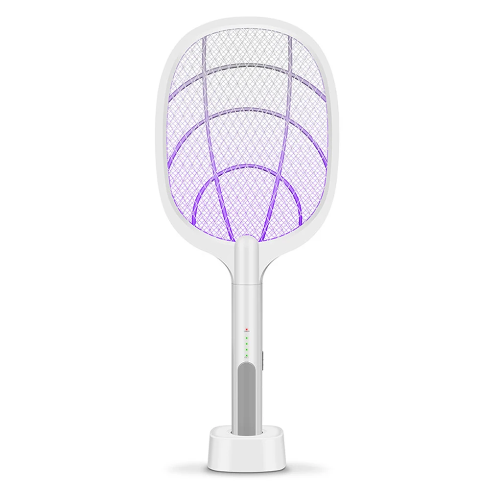 

Electric Anti Mosquito Bug Zapper USB Rechargeable Fly Racket Handheld Mosquito Insect Swatter Household Pest Killer For Indoor