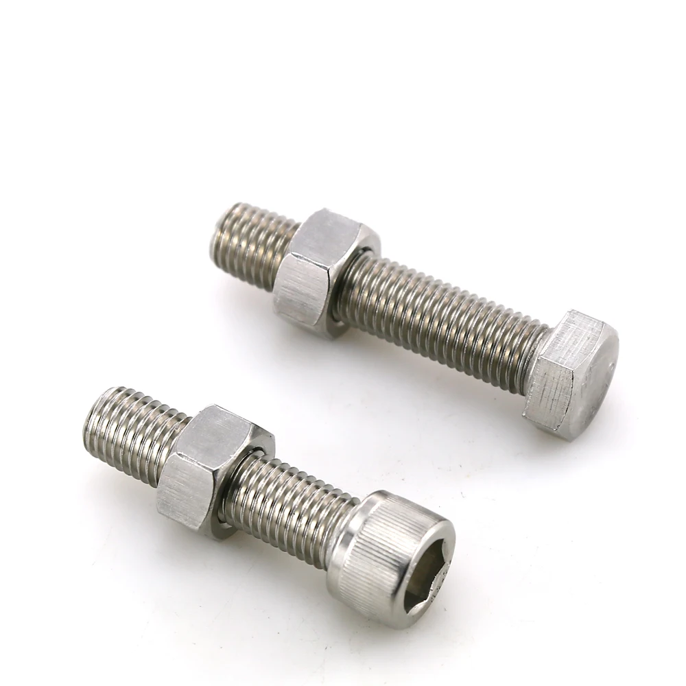 
Stainless Steel 304 DIN931 Hex Bolts stainless steel hex bolts nut and bolt m10 m12 m14 m6 m3 m2 m4 m16 m22 m36 m48 m66 