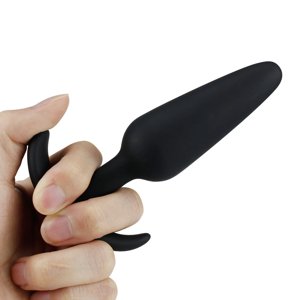 100% Silicone Unisex Huge Butt Plug Gay Anal Plug For Couple