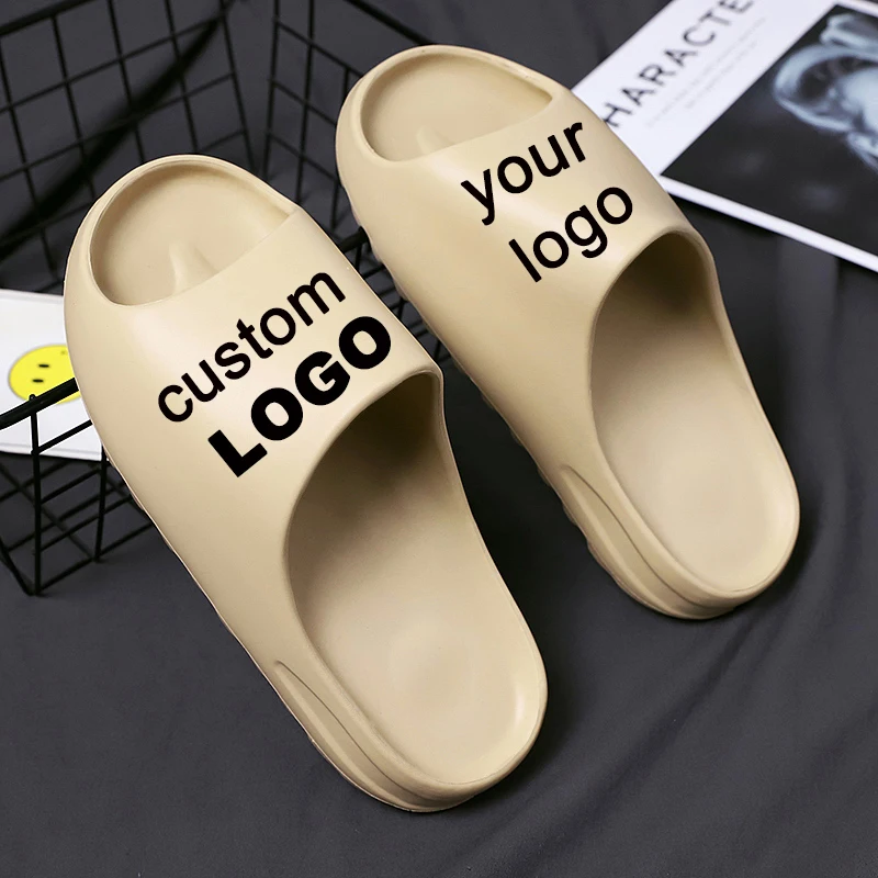 

custom 2021 New Men's Slippers Home Summer Beach Ourdoor Slides Ladies Slipers Platform Mules Shoes Woman Flats slides unisex