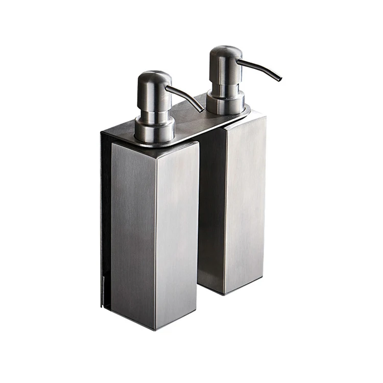 Single/double/three Bottles Refillable Wall Mounted Hotel Bathroom Hand