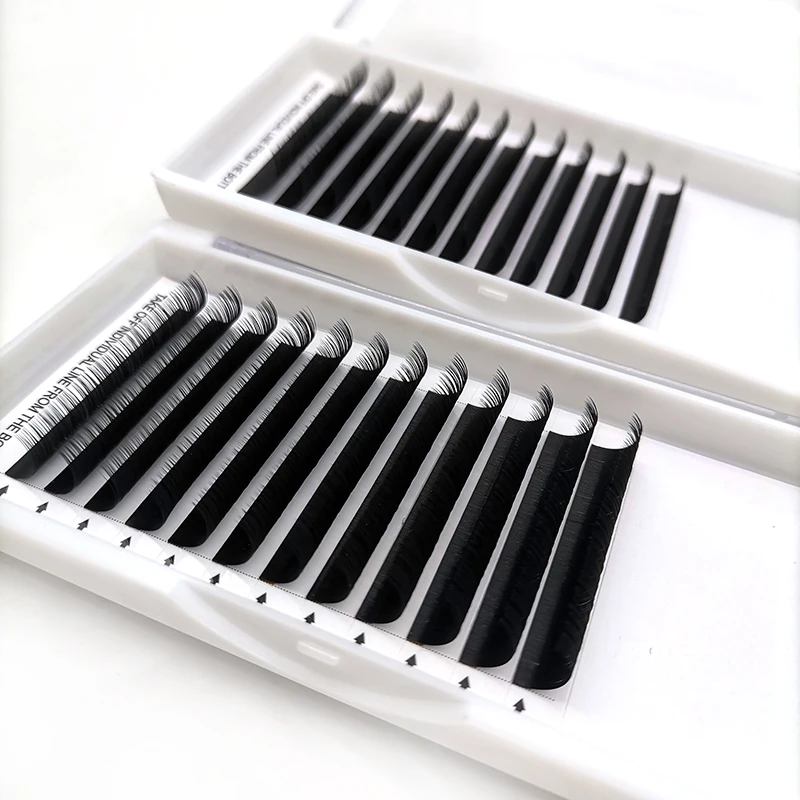 

Wholesale Private Label Easy Fanning Eyelash Extension Lash Trays Easy Fan Volume Extensions Mega Volume Lash Extensions