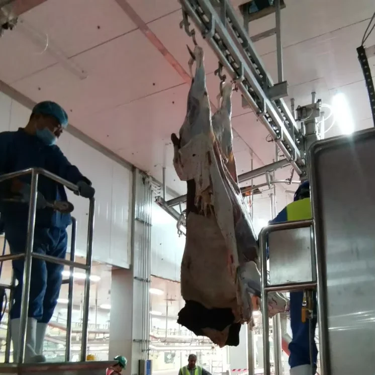 Automatic Halal Sheep Slaughtering Line Complete Goat Abattoir Machine Industrial Sheep Hair RemoveMachine for Meat Plant