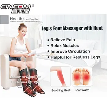 Massager Health Herald Digital Therapy Machine Air Compression Leg Foot Massager