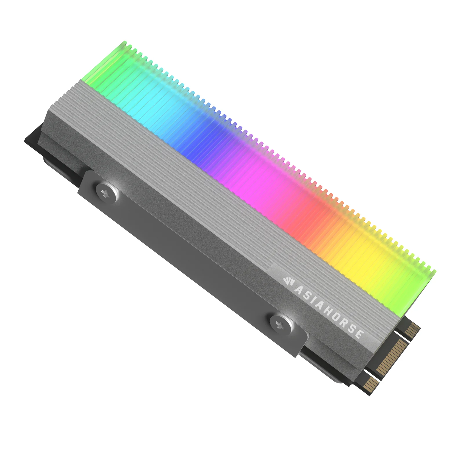

ASIAHORSE | M.2 SSD Heatsink Grey 13.73*25.4*15.5mm High cooling effect