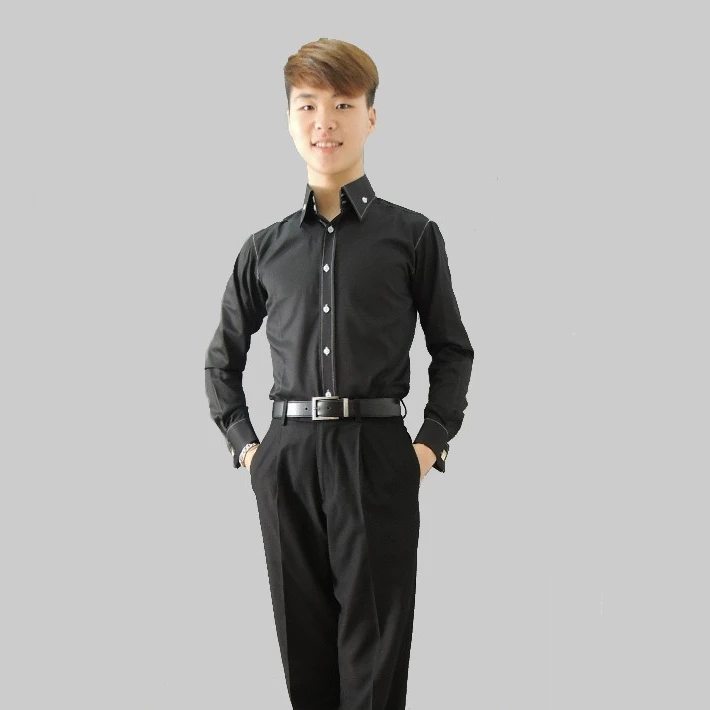 

Ballroom dance shirts cheap clothes Men International Standard dance shirt