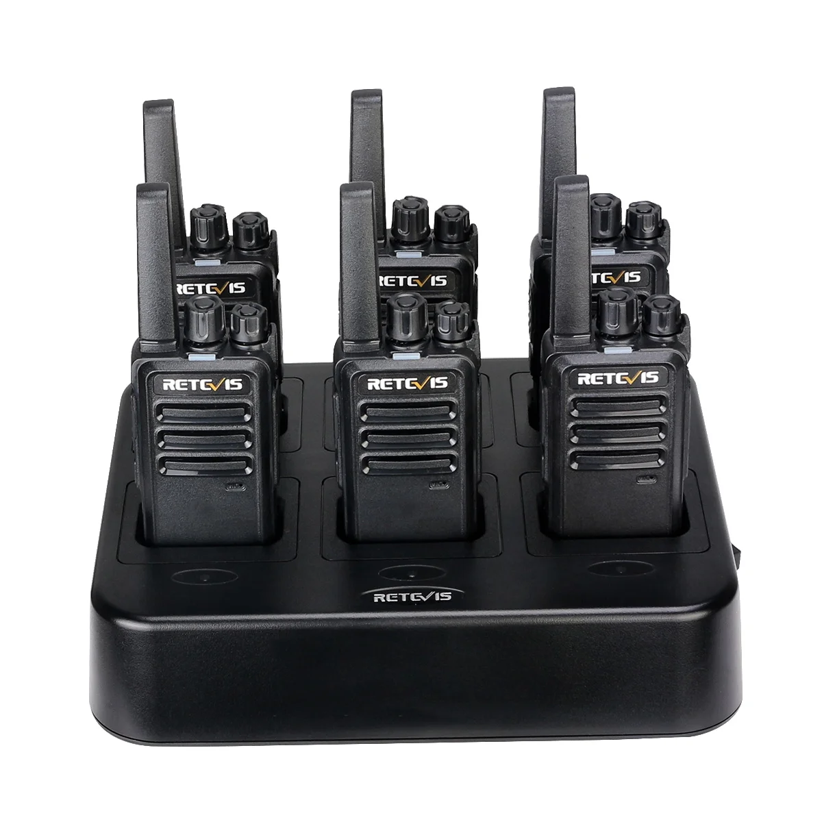 6pack Long Range Radio Set With Muti Rapid Charger Retevis Rt668 0.5w ...