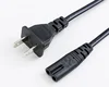 Universal 2 Prong US AC Power Cord - NEMA 1-15P to IEC320 C7 Figure 8 Connector AC Power Supply Cable Wire