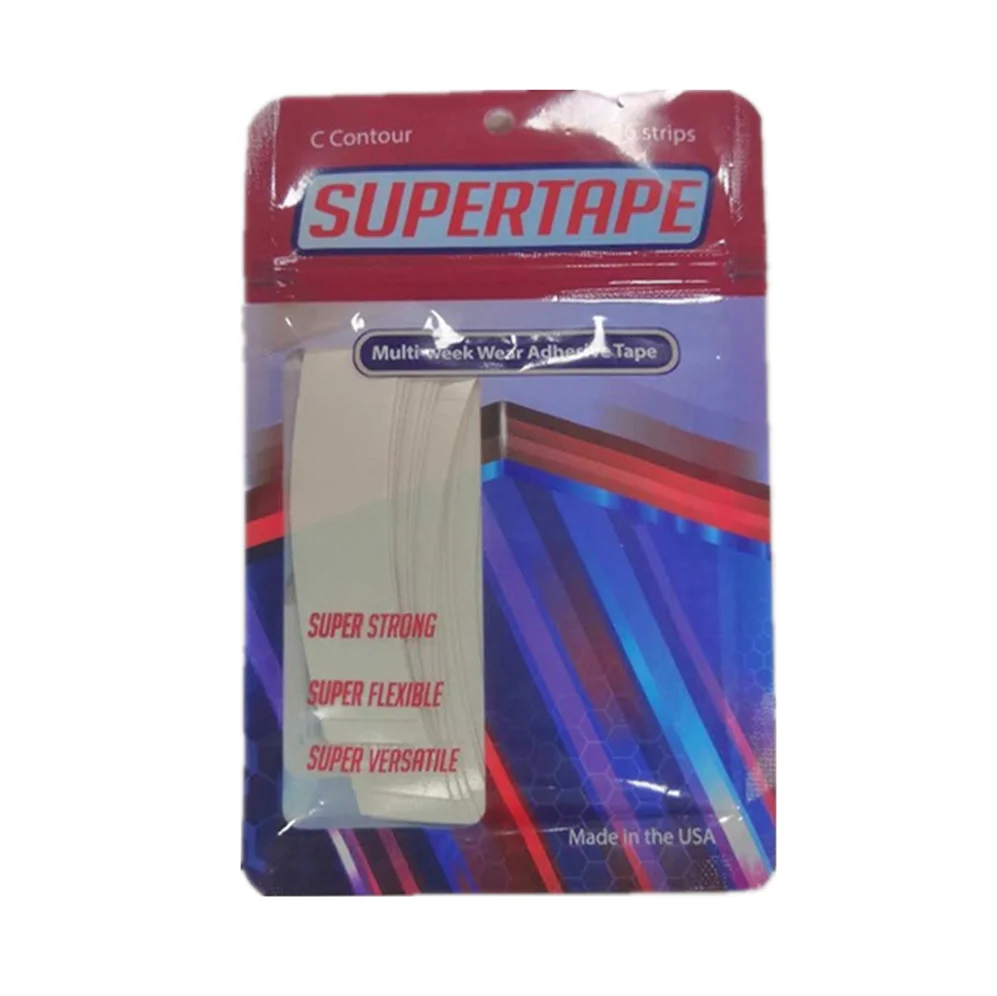 

Wholesale Hair Tape for Lace Wig Hairpiece Toupee Double-sided Adhesive Water-proof SUPERTAPE
