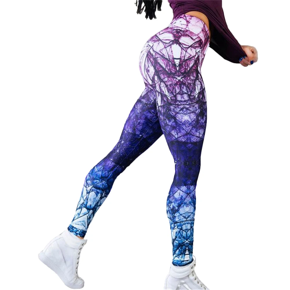 

Fashion Sexy Hot Sale New Novelty Sublimation Printed Women Fitness Butt Lift Yoga Pants Leggings