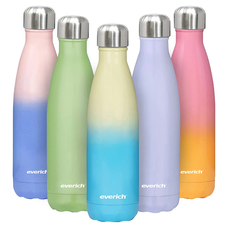 

350ml Stainless steel travel bottle Double-Wall Insulated Vacuum Flask Water Bottle Cola Water Beer for Sport Bottle, Customized according to pantone color codes