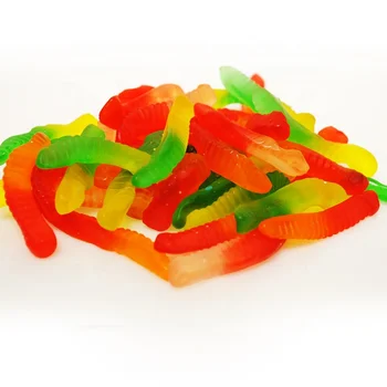 Halal Bulk Candy Gummy Colourful Worms - Buy Candy Halal,Halal Gummy ...