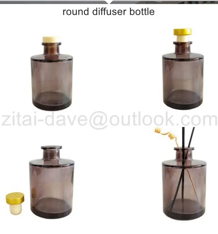 50ml 100ml 120ml glass diffuser bottle with screw cap wholesale clear hexagon