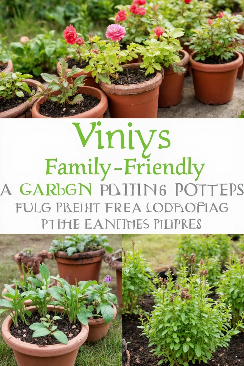 Colorful planters for garden potting
