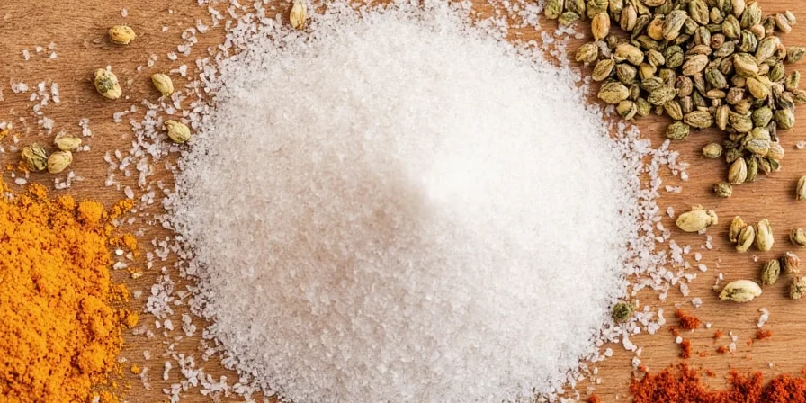 Seasoning salt with spices