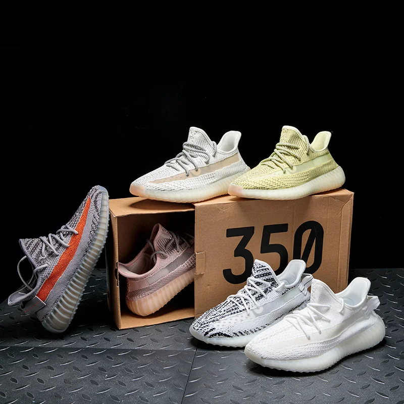 

Custom design shoe Original Quality Reflective Yeezy 350 V2 Style Men's Women's Casual Shoes running Sneakers Sports Yeezy Shoes, 25colors