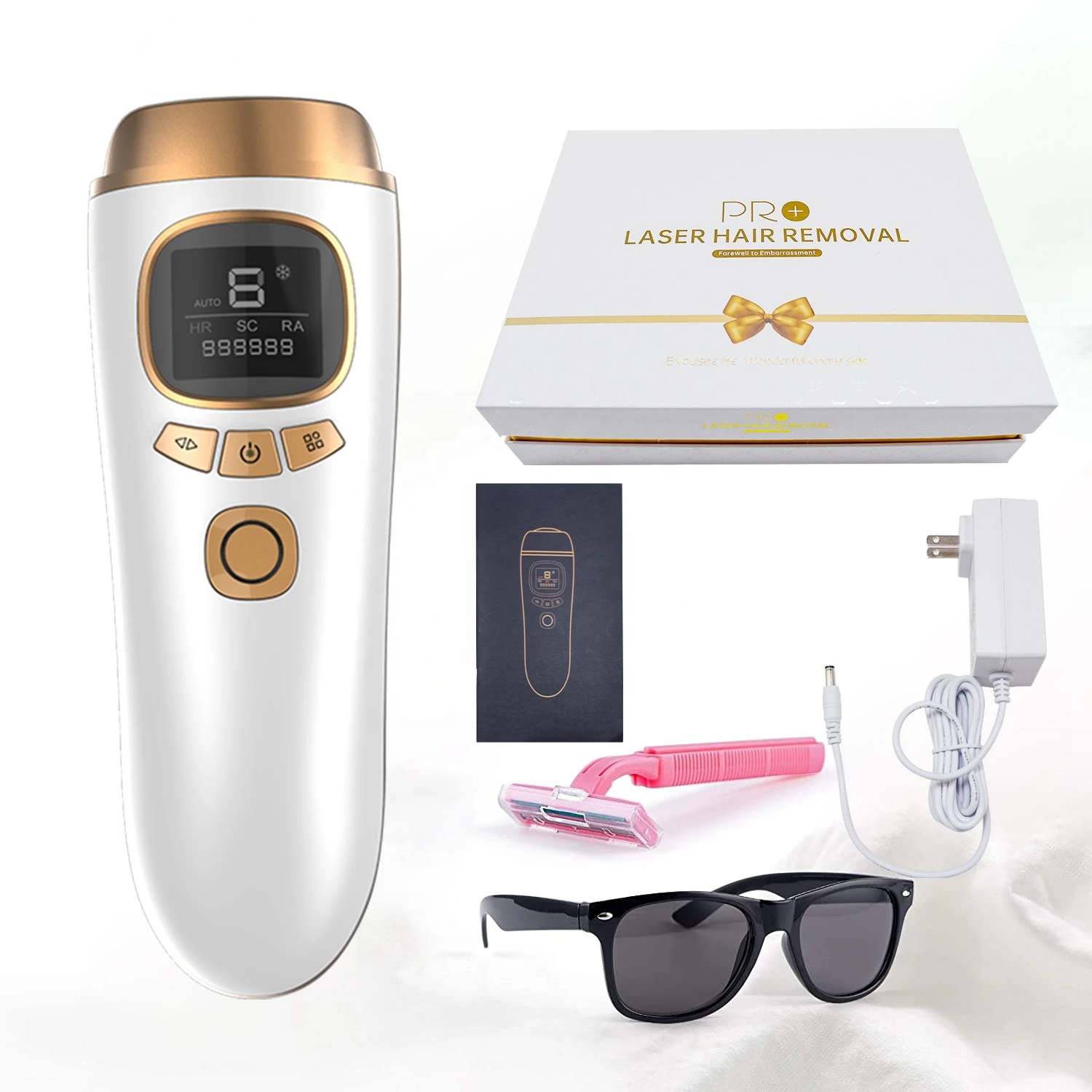 

Professional Home Use 999999 Flash Quartz Lamp Handheld IPL Machine Device with Ice Cooling Pluse Permanent IPL hair removal