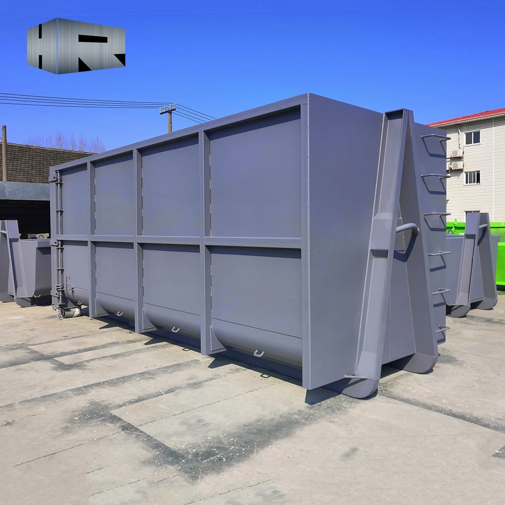 Hook Lift Bin Truck Scrap Metal Bin Dumpster Recycling Waste Roll Off