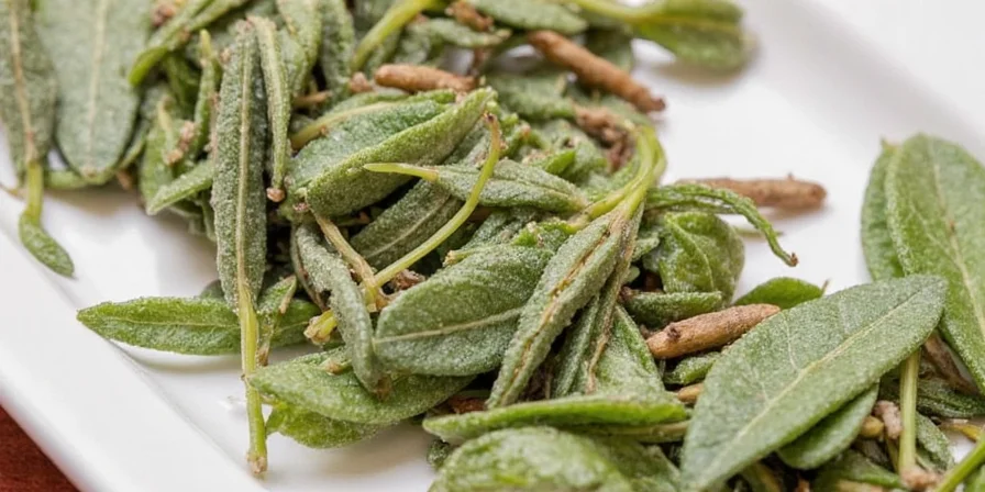 Scientific illustration of sage antioxidants