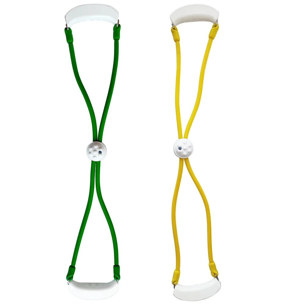 

FunFishing wholesale Yoga Fitness Gym Resistance Bands Chest Expander Training Exercise Yoga Tubes Pull Rope, Yellow green/customized