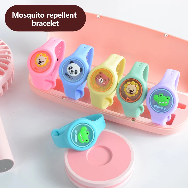 

Mosquito repellent bracelet watch children summer glowing candy color luminous anti-mosquito artifact buckle pest repeller