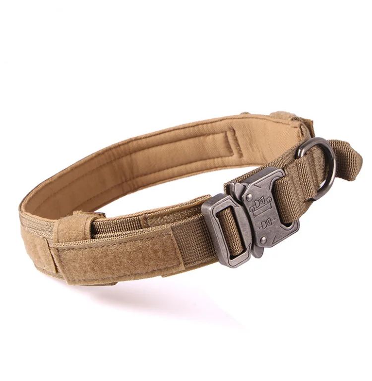 

Large and Medium-Sized Dog Leash Collar Nylon Tactical Dog Collar