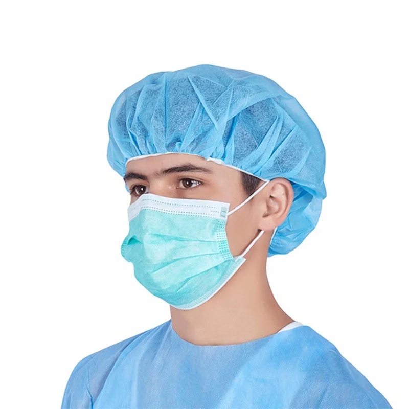 
Non Woven Disposable Manufacture Medicine Reusable Face Mouth Surgical Mask 3Ply Earloop 