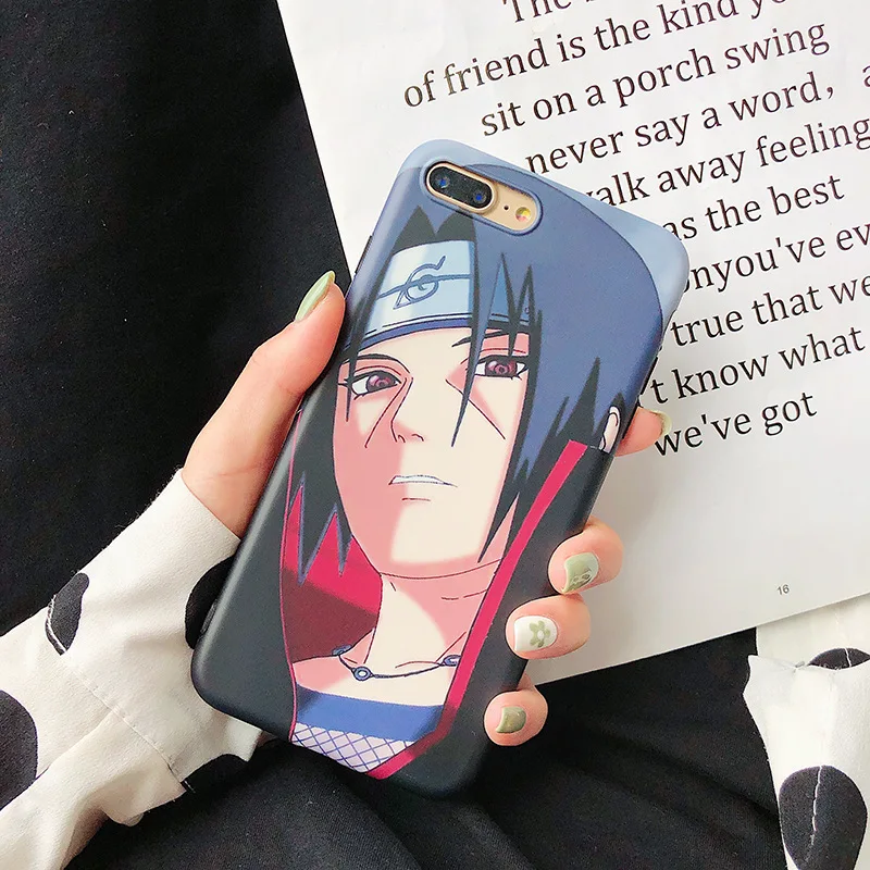 

japanese cartoon naruto Kakashi Konan Uchiha Itachi pain character phone case for iphone