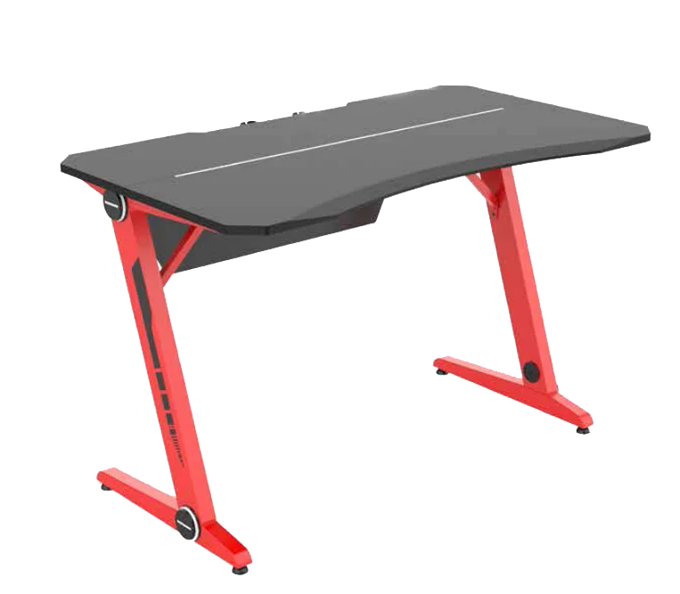 
Orizeal Blue LED Light Gaming Computer Desk For Internet Cafe 