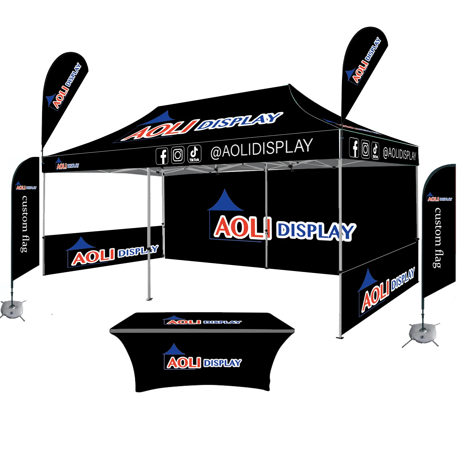 Custom 10x20ft 6x3m Branded Commercial Trade Show Tent Folding Big Tent Popup Gazebo Canopy Tent
