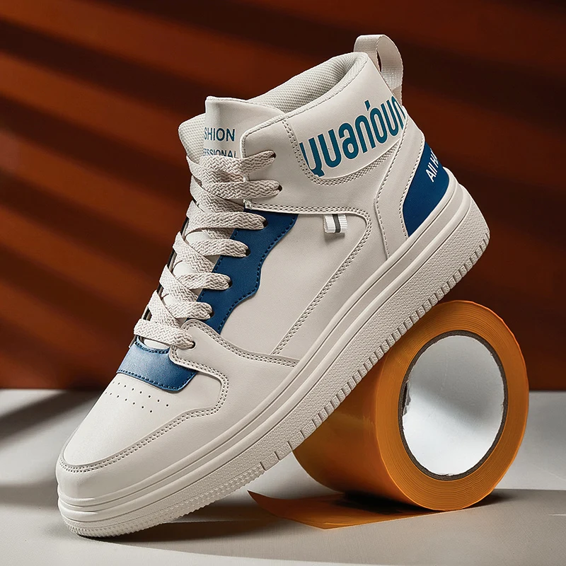 

Hot sale high cut breathable mesh upper walking shoes sneakers man casual shoes