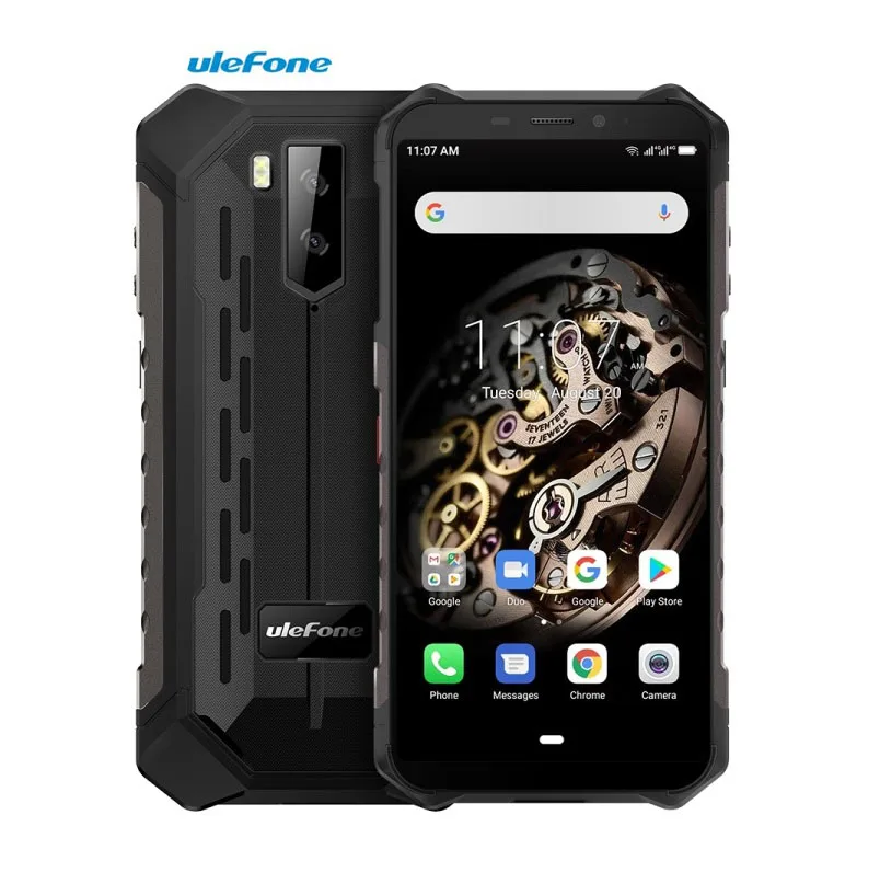

Low Price Ulefone Armor X5 Rugged Phone 3GB/32GB Android 9.0 NFC Smartphone 5000mAh Battery Celular Mobile
